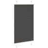 vidaXL pliss&eacute;gardin sort 70x100 cm Stoff Bredde 69,4 cm Polyester