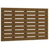 vidaXL Veggmontert hodegavl honningbrun 106x3x63 cm heltre furu
