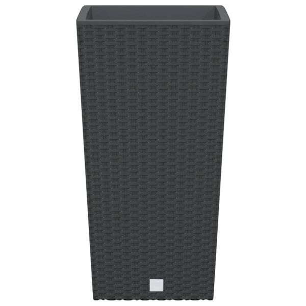 vidaXL Plantekasse med avtakbar potte antrasitt 11 / 26,5 L PP-rotting