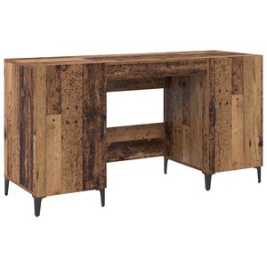 vidaXL Skrivebord Gammelt tre Konstruert tre 140 x 50 x 75 cm