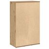 vidaXL Bokhylle artisan eik 50x25x80 cm konstruert tre