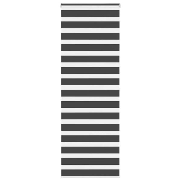 vidaXL Sebragardin svart 70x200 cm stoff bredde 65,9 cm polyester