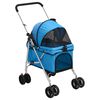 vidaXL Hundevogn sammenleggbar bl&aring; 76x50x100 cm oxford-stoff