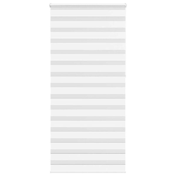 vidaXL Sebragardin hvit 95x230 cm stoff bredde 90,9 cm polyester