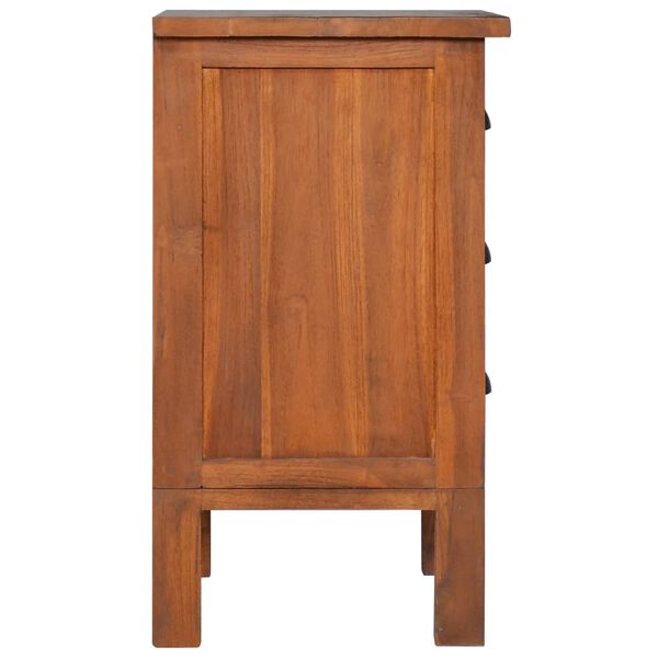 vidaXL Nattbord 40x35x60 cm heltre teak