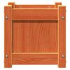vidaXL Hageplantekasse voksbrun 31x31x31 cm heltre furu