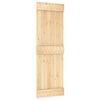 vidaXL Skyved&oslash;r NARVIK Naturlig og svart 70 x 210 cm (213,5 cm)