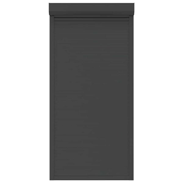 vidaXL Rulleskodde aluminium 100x210 cm antrasitt