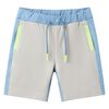Barneshorts med snor bl&aring; 104