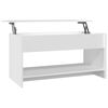 vidaXL Salongbord hvit 102x50x52,5 cm konstruert tre