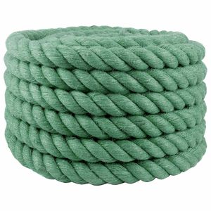 vidaXL Jute tau 50 mm Gr&oslash;nn 100% Tossa jute