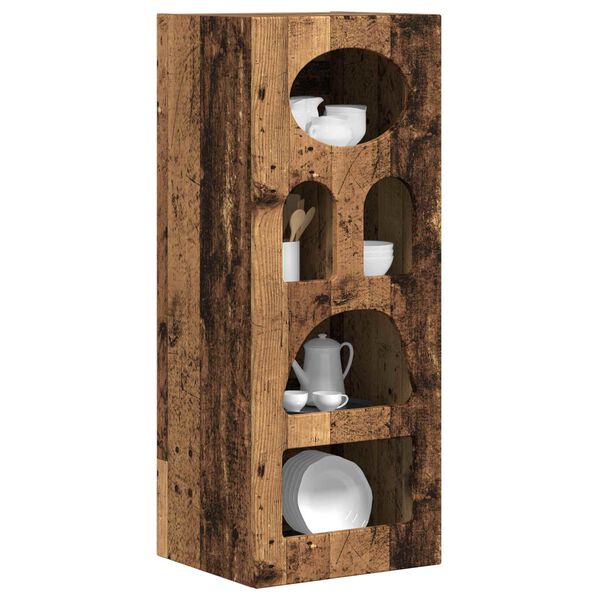 vidaXL Serviesskap Gammelt tre 40 x 35 x 100,5 cm Konstruert tre