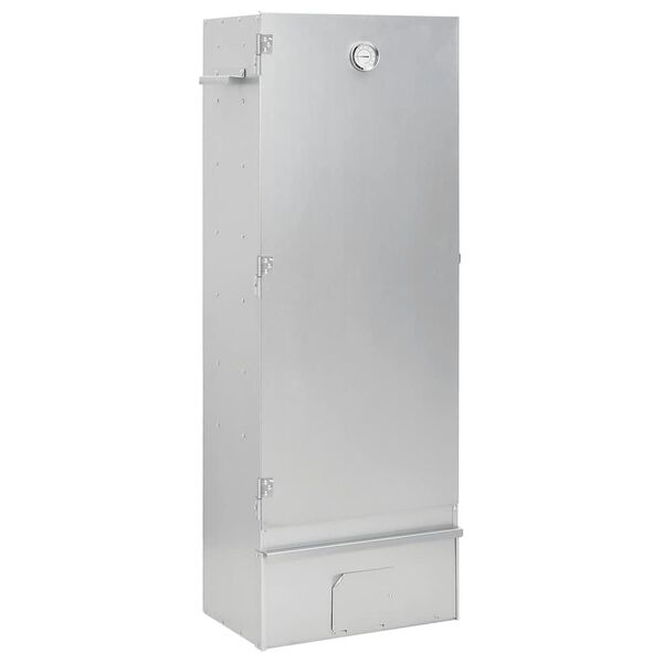 vidaXL Ovnsrøyker med kaldrøykgenerator galvanisert stål