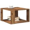 vidaXL Kaffebord Gamle tre 51,5 x 51,5 x 30 cm Konstruert tre
