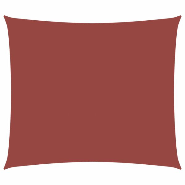 vidaXL Solseil oxfordstoff rektangulær 2,5x3,5 m terrakotta