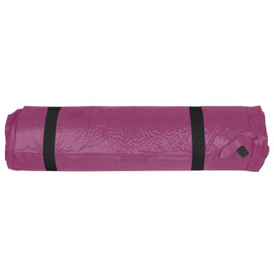 vidaXL Oppblåsbar luftmadrass 66x200 cm rosa