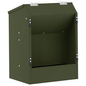vidaXL Kaninf&ocirc;rer Olivengr&oslash;nn 33,5 x 25,5 x 45,5 cm 3 kg
