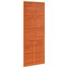 vidaXL L&aring;ved&oslash;r Voksbrun 80 x 208 cm Heltre furu