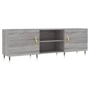 vidaXL TV-benk gr&aring; sonoma 150x30x50 cm konstruert tre