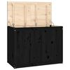 vidaXL Skittent&oslash;yskurv svart 88,5x44x66 cm heltre furu