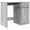 vidaXL Skrivebord gr&aring; sonoma 86x49x76 cm konstruert tre