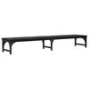 vidaXL Skjerm Stativ Svart eik 105 x 23 x 15,5 cm Konstruert tre