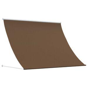 vidaXL Markise Gr&aring;brun 100 x 150 cm 180 g / m&sup2; Polyester med PU-belegg