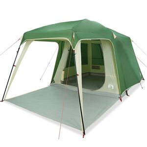 Vidaxl Campingtelt med verandakuppel 5 personer gr&oslash;nn vanntett