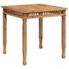 vidaXL Spisebord til hage 80x80x80 cm heltre teak