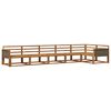 vidaXL Utend&oslash;rs sofa-sett 6 pcs Naturlig Solid akasietre