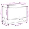 vidaXL Plantekasser 60x40x50 cm impregnert furu