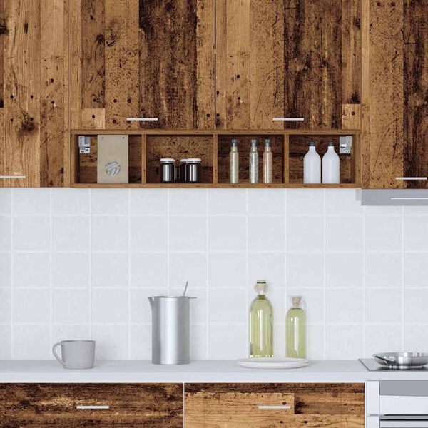 vidaXL Hengende skap Gammelt tre 20 x 29,5 x 100 cm Konstruert tre