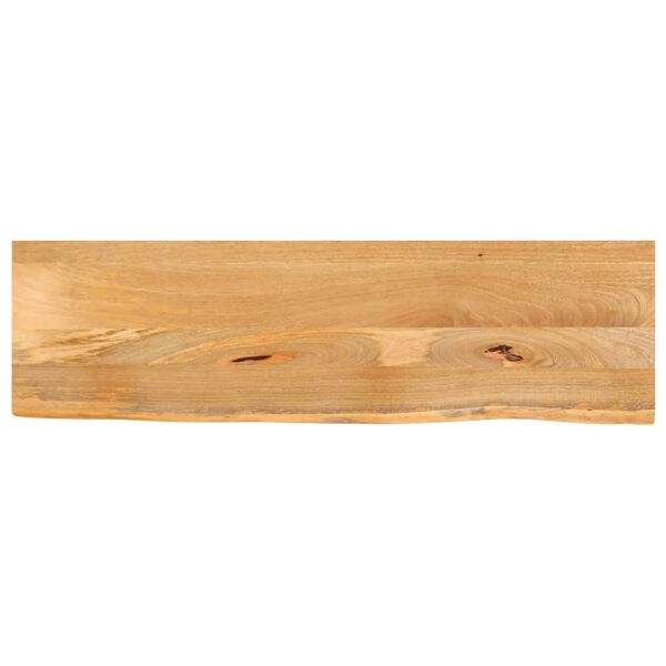 vidaXL Bordplate med naturlig kant 100x20x2,5 cm heltre mango