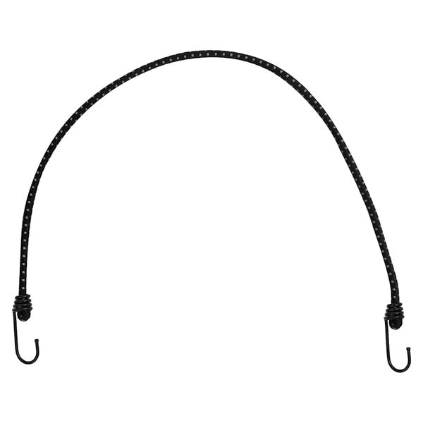 vidaXL Strikksnorer med refleksstrimler og kroker 25 stk 88 cm