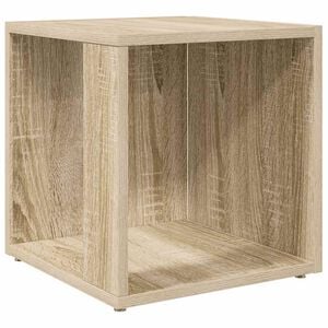vidaXL Sidebord sonoma eik 33x33x34,5 cm konstruert tre
