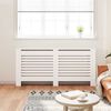 vidaXL Radiatordeksel hvit 172x19x81,5 cm MDF