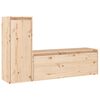 vidaXL TV-benker 2 stk heltre furu