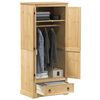 vidaXL Garderobe Corona 76x50x170 cm heltre furu