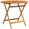 vidaXL Sammenleggbart hagebord &Oslash;90x75 cm heltre eukalyptus