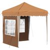 vidaXL Pop-up Festtelt 195 x 195 x 245 cm Beige Oxford Stoff