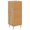 vidaXL Serviesskap artisan eik 34 x 34,5 x 90 cm Konstruert tre