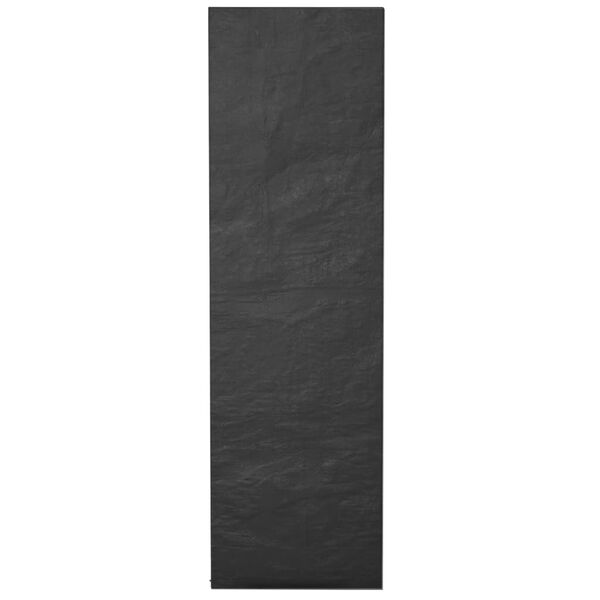 vidaXL Solsengtrekk 2 stk 12 maljer 205x75x40/70 cm polyetylen