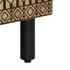 vidaXL Servantskap svart 62x33x58 cm heltre mango