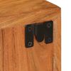 vidaXL Nattbord 2 pcs Brun 35 x 33 x 48 cm Solid akasietre