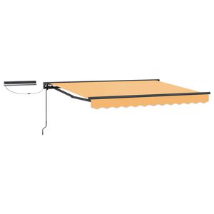 vidaXL Elektrisk Utrekkbar Markise sand 4,5 &times; 3,5 m