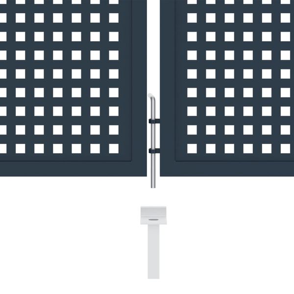 vidaXL Hageport antrasitt 306x150 cm st&aring;l