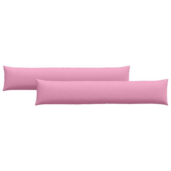 vidaXL Sofaputer 2 pcs Rosa 200 x 40 cm stoff