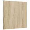 vidaXL Dekorpaneler 12 stk. Sonoma eik 30 x 30 x 0,27 cm