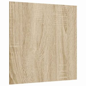 vidaXL Dekorpaneler 12 stk. Sonoma eik 30 x 30 x 0,27 cm