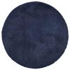 vidaXL Flossteppe med lang luv NAVARRA marine 160x160 cm polyester